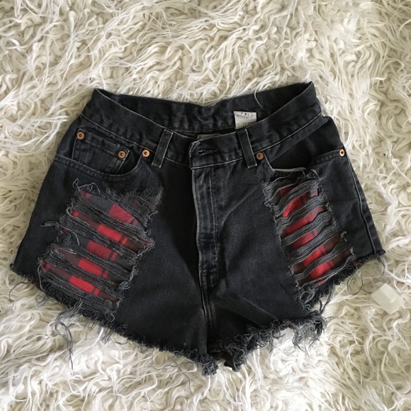 Levi's Pants - Levi Black Denim Shorts